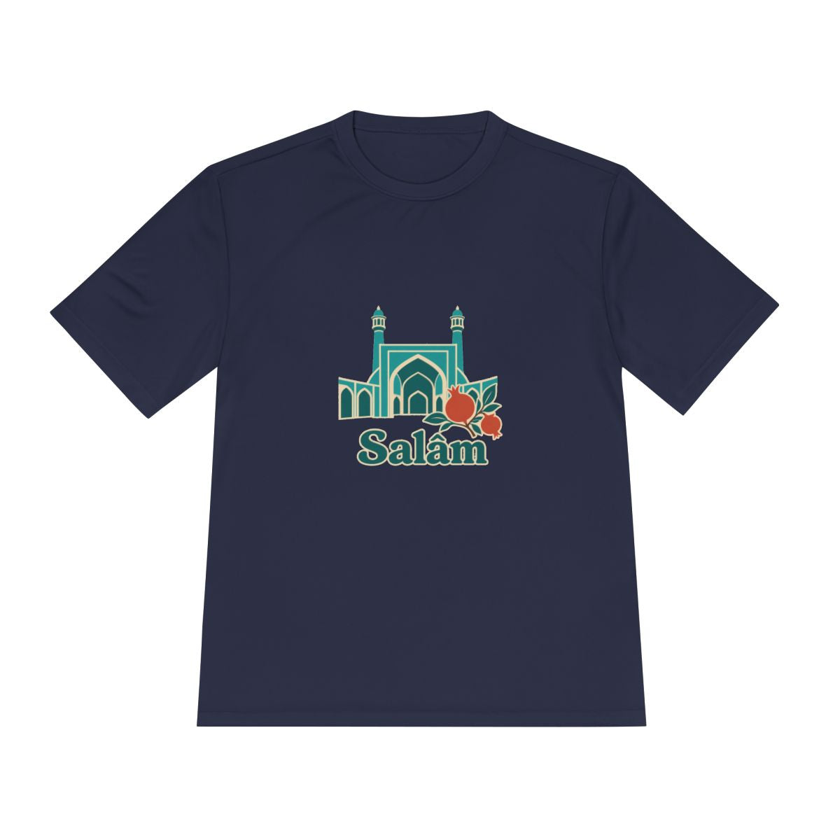 Iran Performance T-Shirt | Persian Arch | Salâm | Country Travel Gift — front — View 12