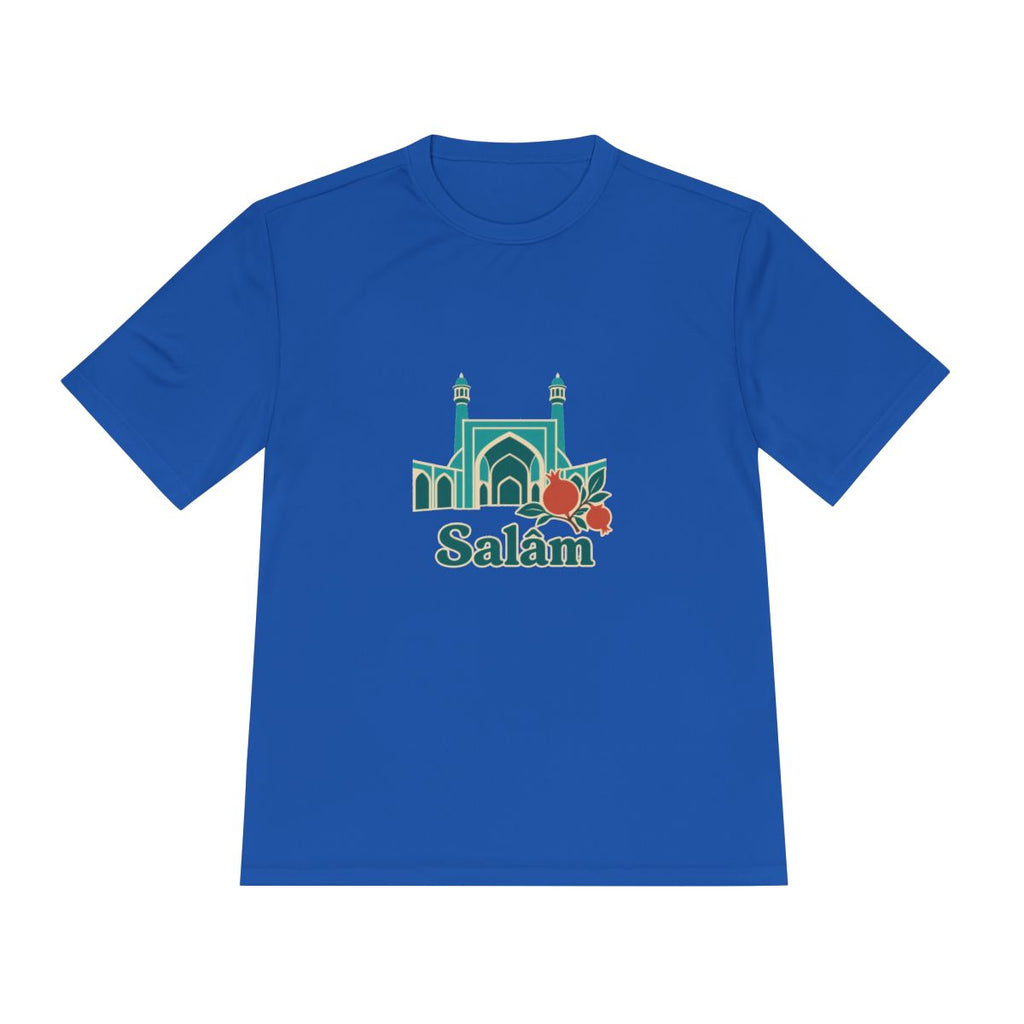 Iran Performance T-Shirt | Persian Arch | Salâm | Country Travel Gift — front — View 13