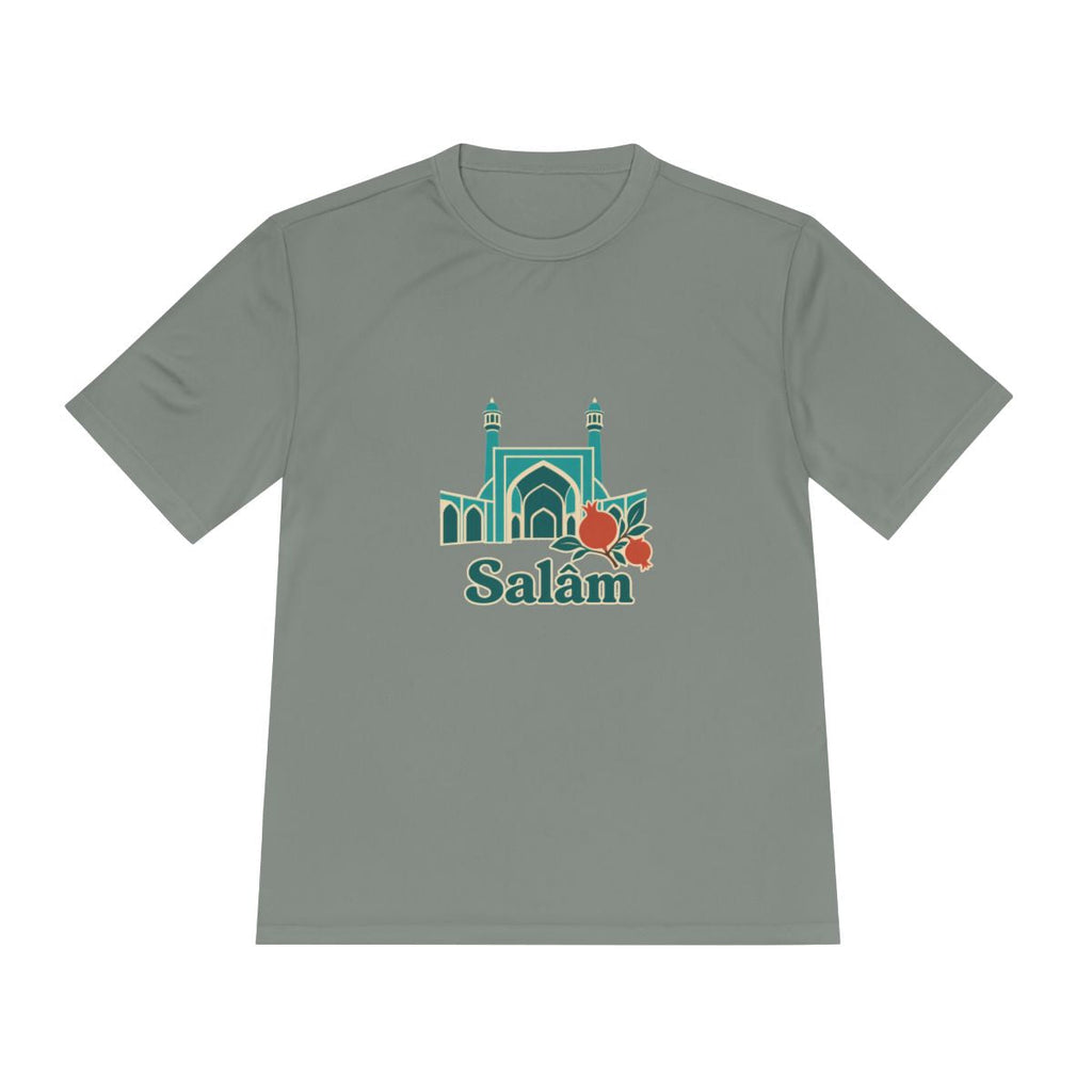 Iran Performance T-Shirt | Persian Arch | Salâm | Country Travel Gift — front — View 15