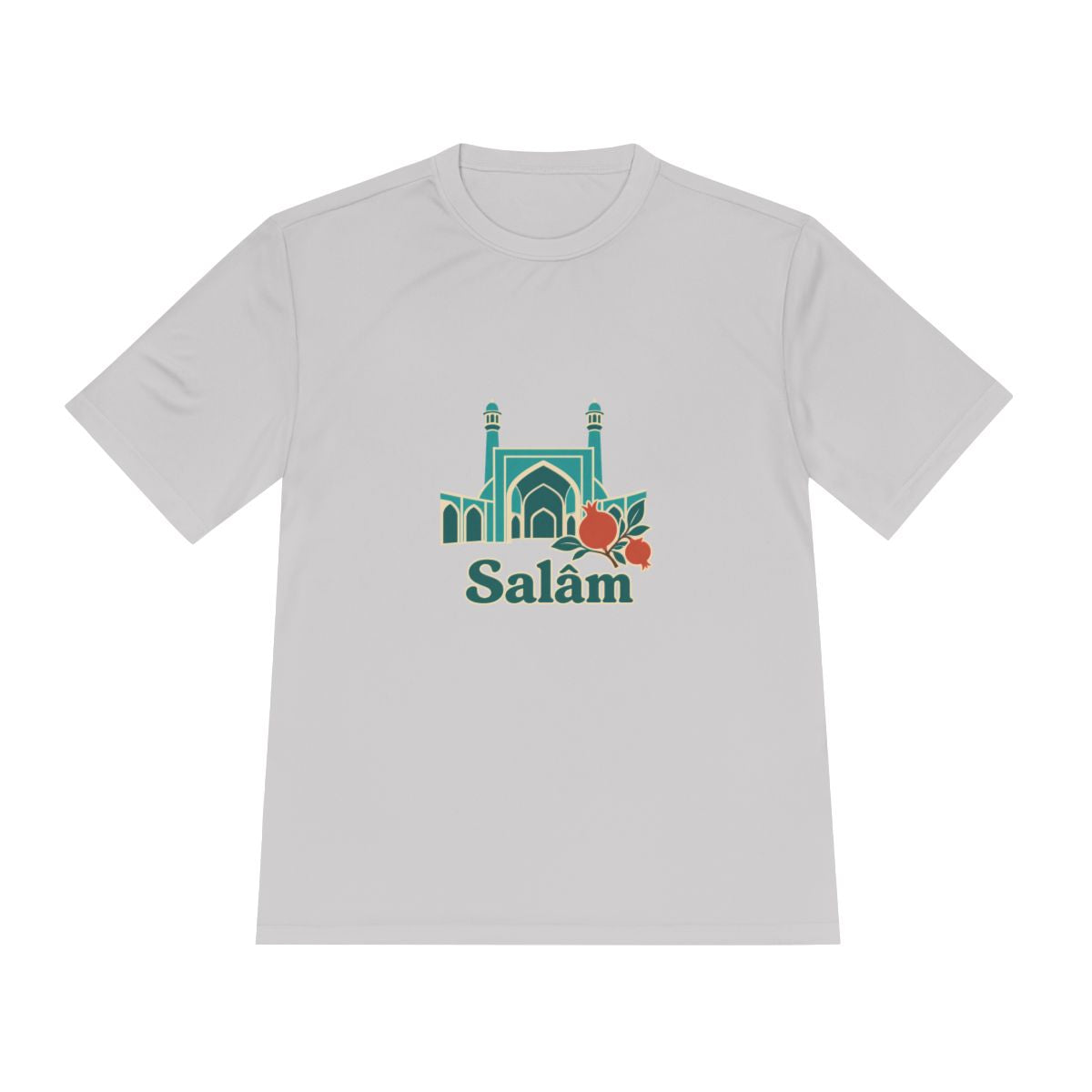 Iran Performance T-Shirt | Persian Arch | Salâm | Country Travel Gift — front — View 16