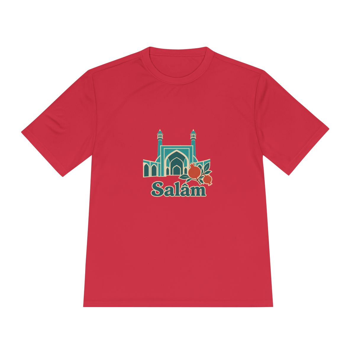 Iran Performance T-Shirt | Persian Arch | Salâm | Country Travel Gift — front — View 17