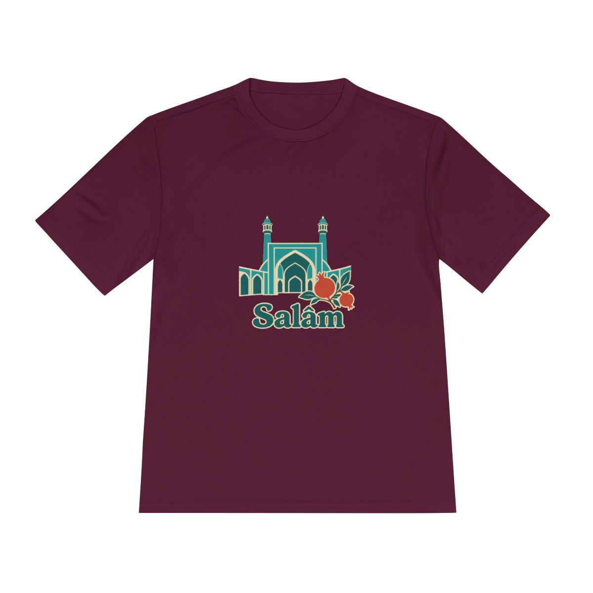 Iran Performance T-Shirt | Persian Arch | Salâm | Country Travel Gift — front — View 19