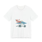 Japan Cotton T-Shirt | Mount Fuji | 一期一会 | Country Travel Gift — front-2 — View 01