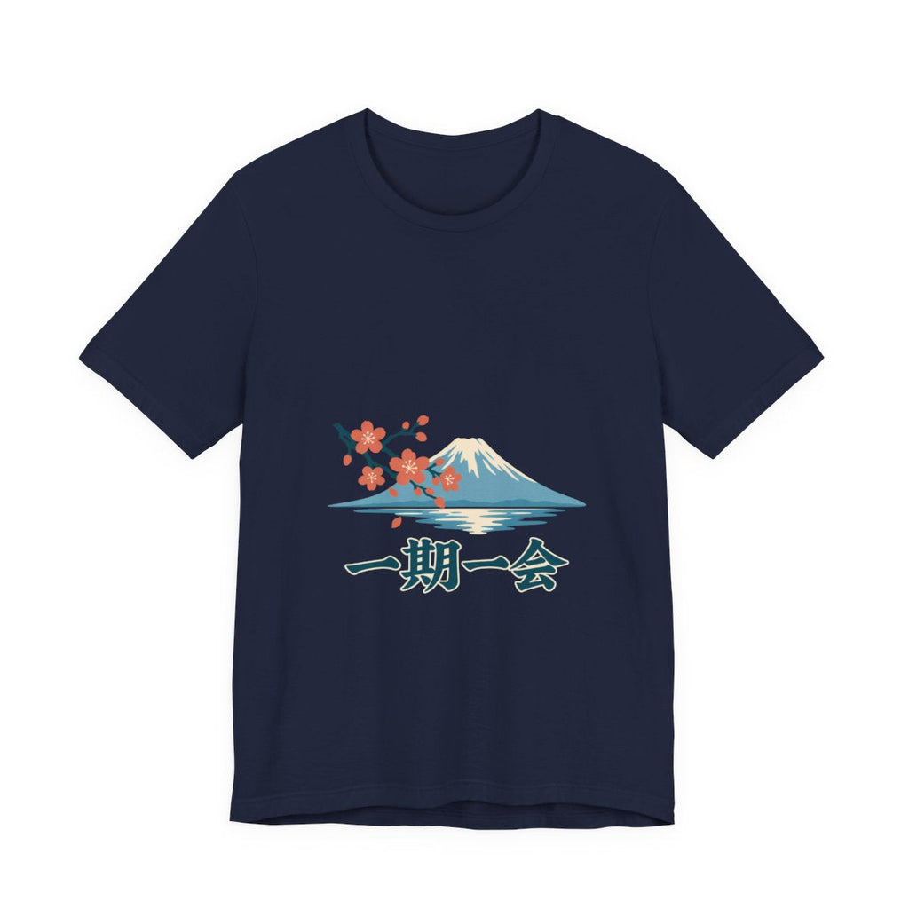 Japan Cotton T-Shirt | Mount Fuji | 一期一会 | Country Travel Gift — front-2 — View 03