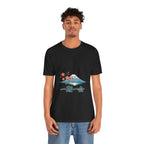 Japan Cotton T-Shirt | Mount Fuji | 一期一会 | Country Travel Gift — person-2 — View 05