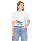Japan Cotton T-Shirt | Mount Fuji | 一期一会 | Country Travel Gift — person-7-front — View 10