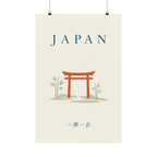 Japan Matte Poster | Torii Garden | 一期一会 | Country Travel Gift — front — View 01