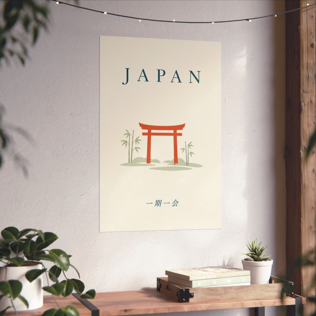 Japan Matte Poster | Torii Garden | 一期一会 | Country Travel Gift — context-3 — View 05