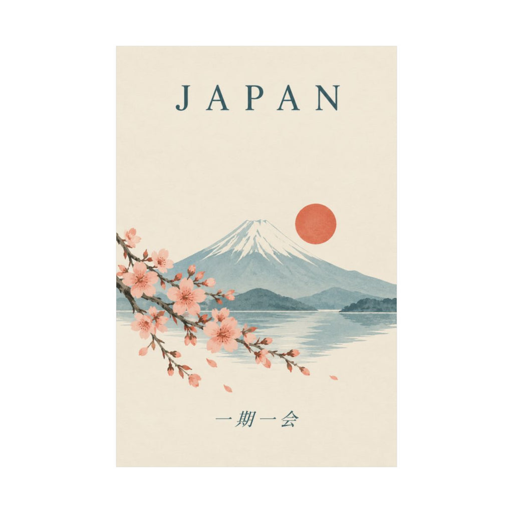 Japan Matte Poster | Mount Fuji | 一期一会 | Country Travel Gift — front-2 — View 02