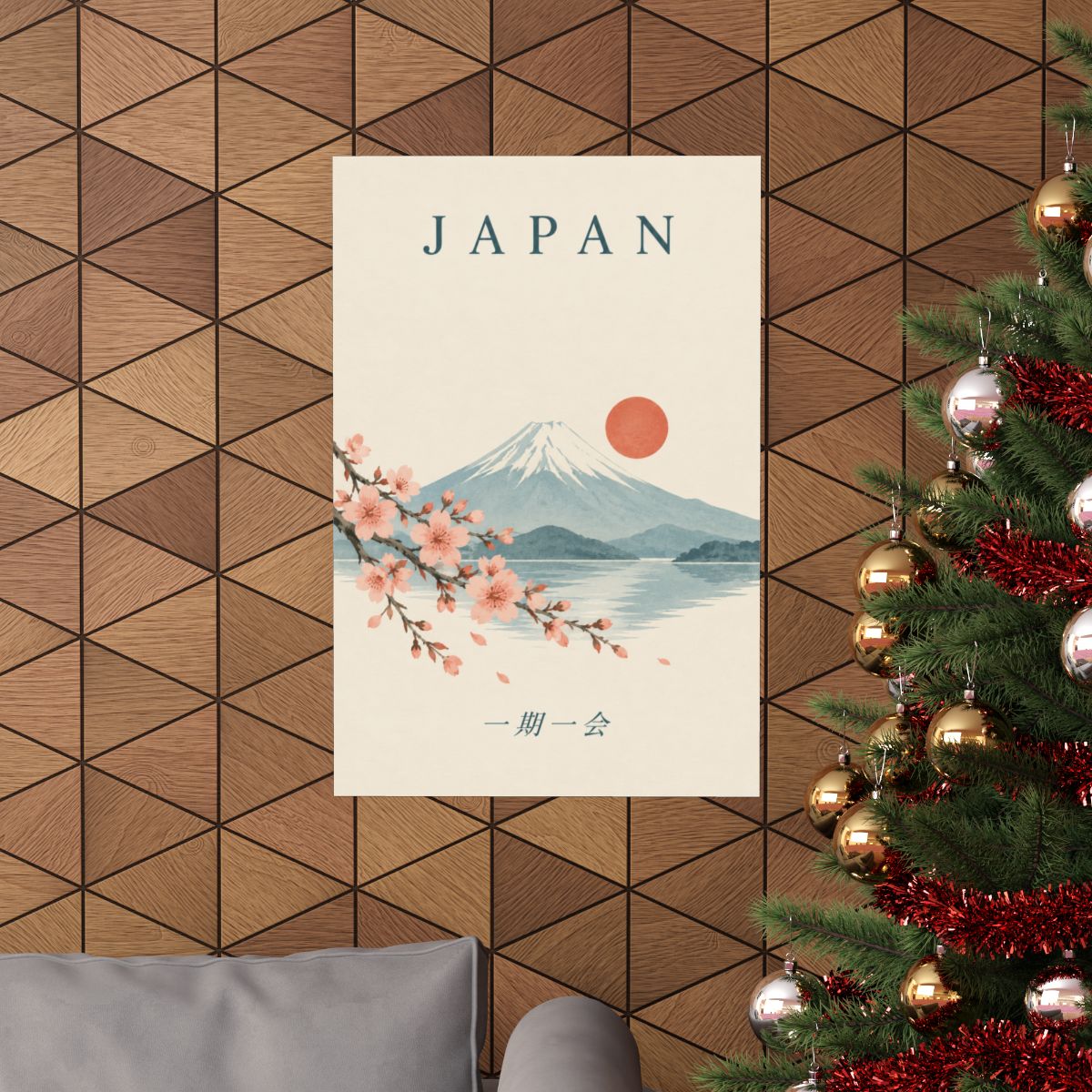 Japan Matte Poster | Mount Fuji | 一期一会 | Country Travel Gift — context-1 — View 03