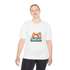 Portugal Performance T-Shirt | Algarve Sea Arch | Saudade | Country Travel Gift — person-2 — View 03