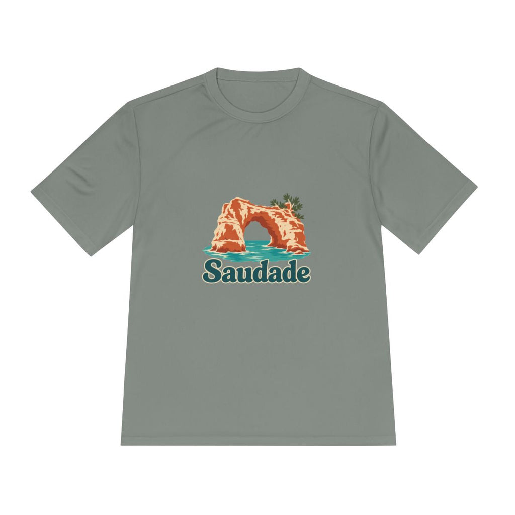 Portugal Performance T-Shirt | Algarve Sea Arch | Saudade | Country Travel Gift — front — View 15