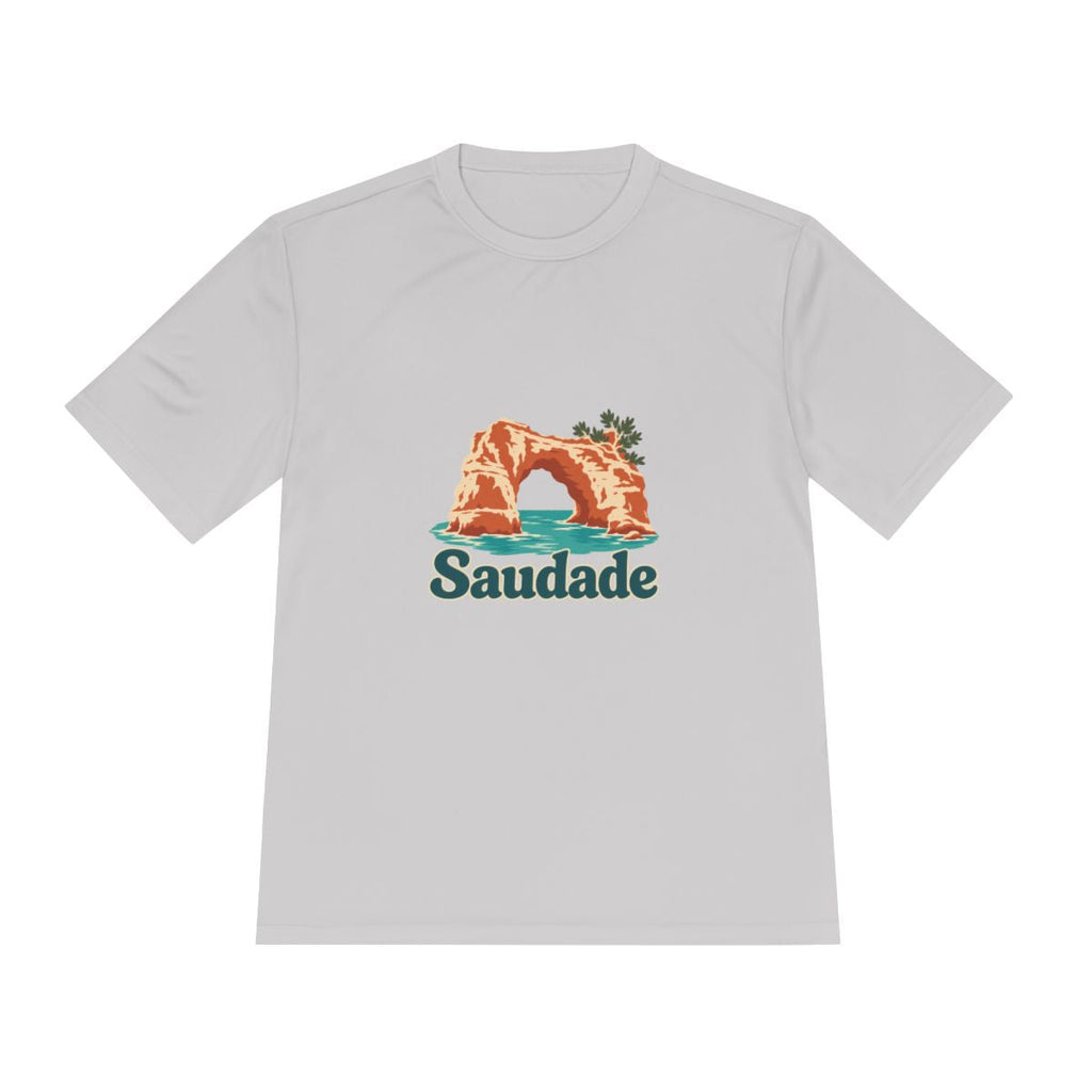 Portugal Performance T-Shirt | Algarve Sea Arch | Saudade | Country Travel Gift — front — View 16