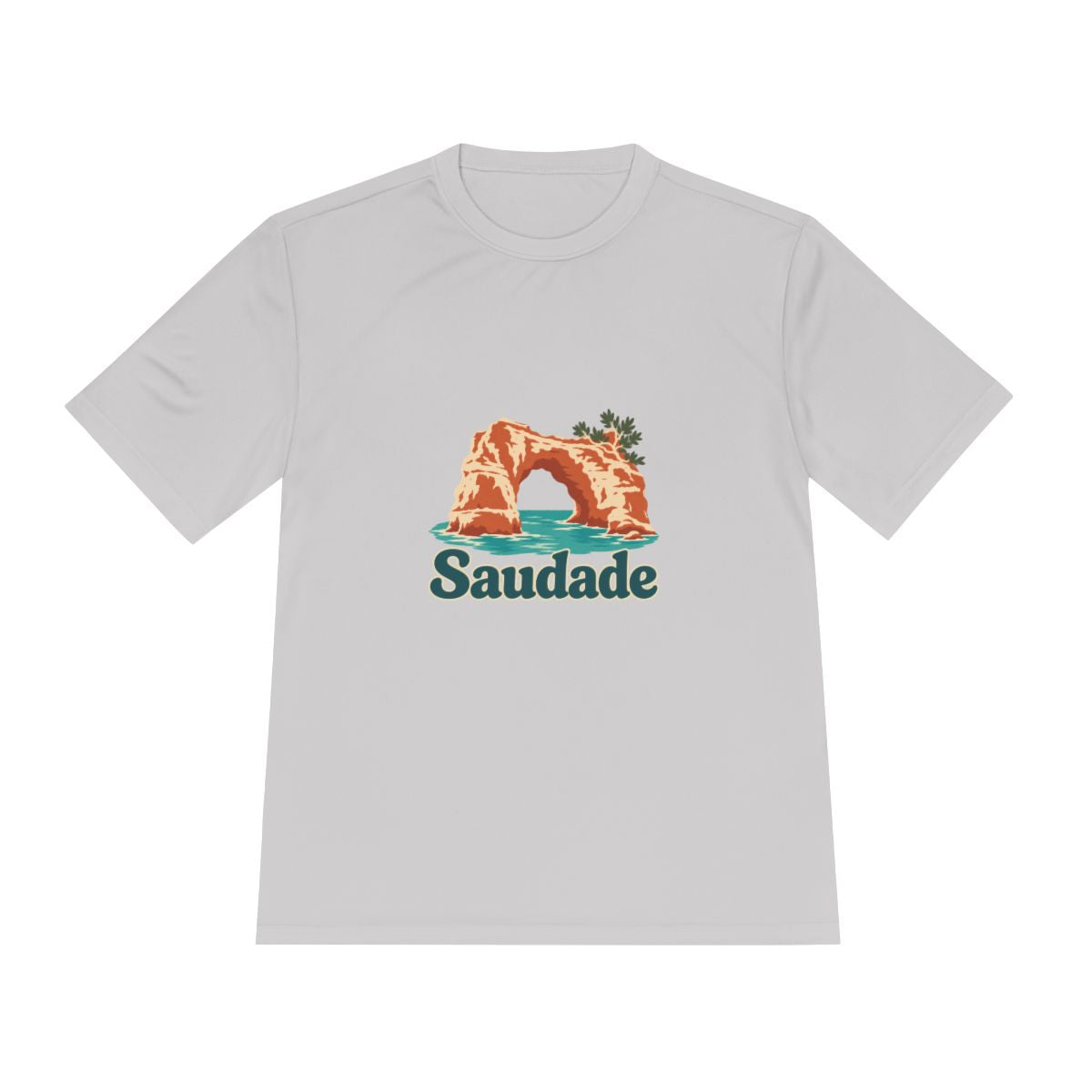 Portugal Performance T-Shirt | Algarve Sea Arch | Saudade | Country Travel Gift — front — View 16