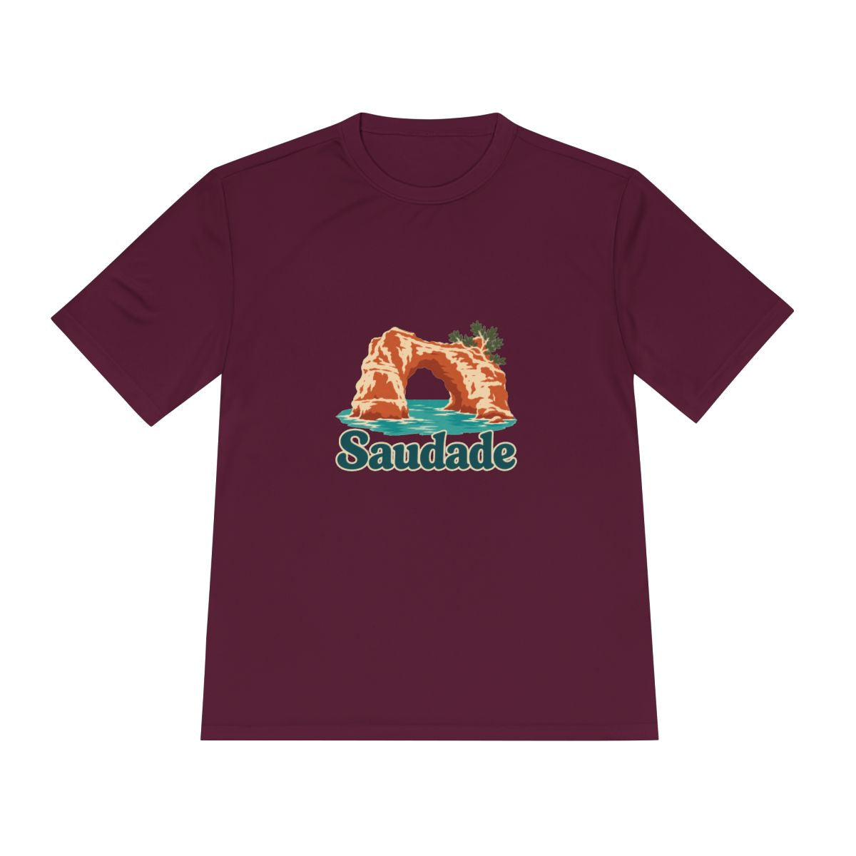 Portugal Performance T-Shirt | Algarve Sea Arch | Saudade | Country Travel Gift — front — View 19