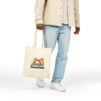 Portugal Canvas Tote Bag | Algarve Sea Arch | Saudade | Country Travel Gift — person-2-front — View 04