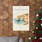 Portugal Matte Poster | Algarve Sea Arch | Saudade | Country Travel Gift — context-1 — View 03