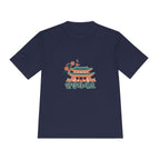 South Korea Performance T-Shirt | Palace and Blossoms | 안녕하세요 | Country Travel Gift — front — View 12