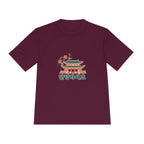 South Korea Performance T-Shirt | Palace and Blossoms | 안녕하세요 | Country Travel Gift — front — View 19