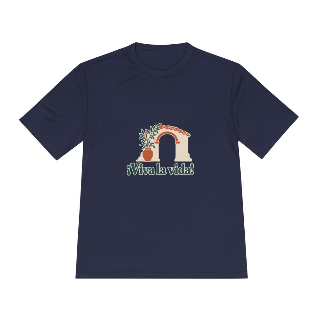 Spain Performance T-Shirt | Andalusian Arch | ¡Viva la vida! | Country Travel Gift — front — View 12