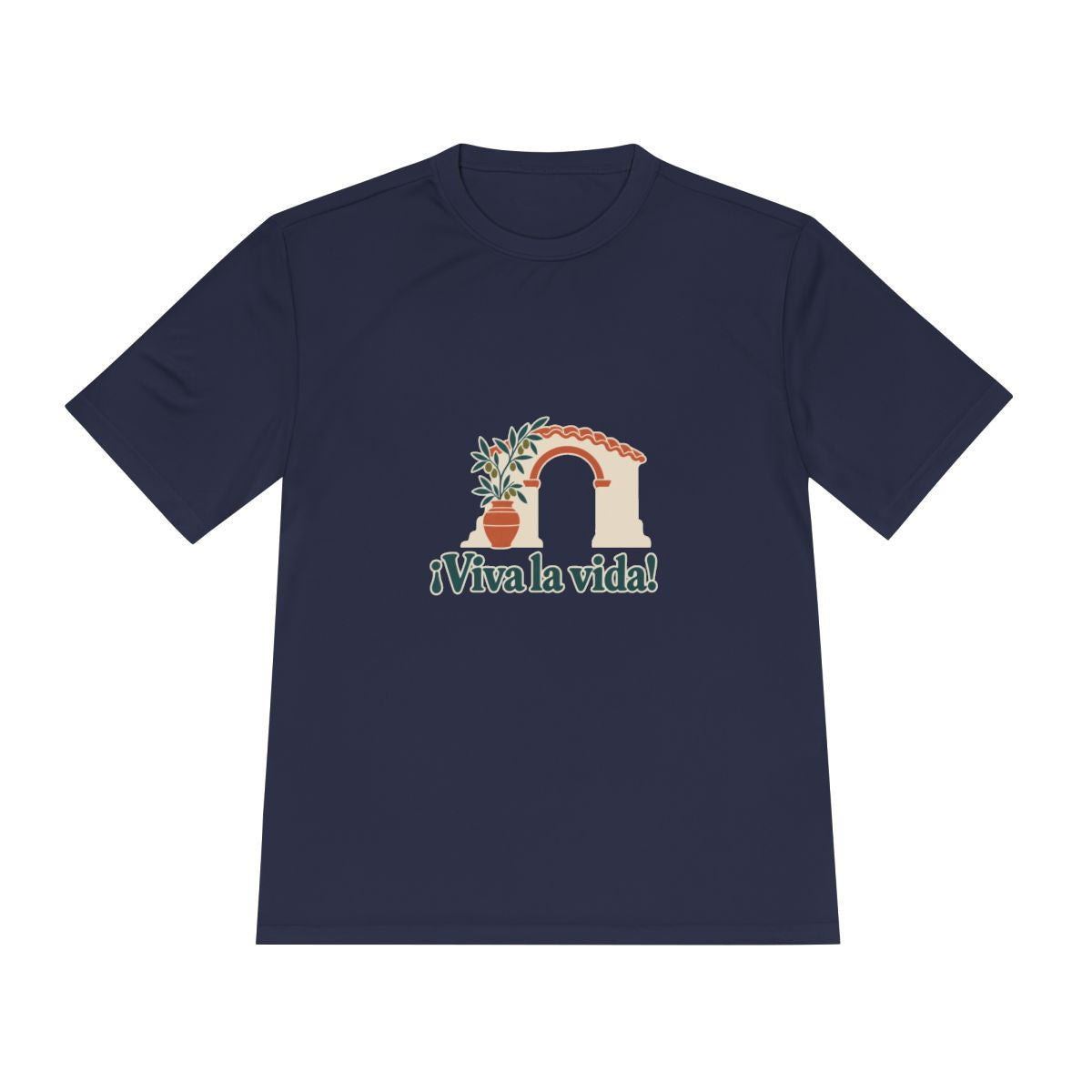 Spain Performance T-Shirt | Andalusian Arch | ¡Viva la vida! | Country Travel Gift — front — View 12