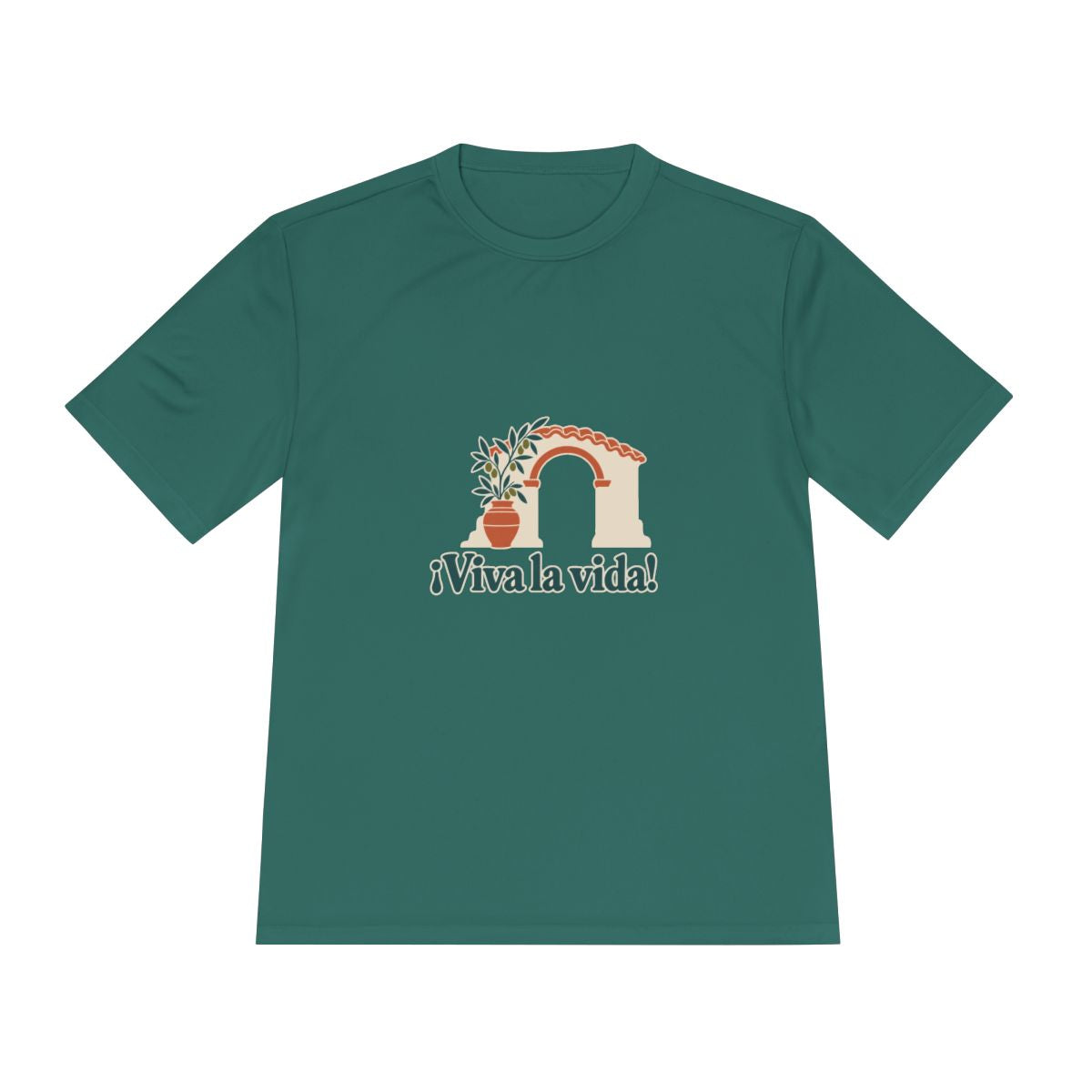 Spain Performance T-Shirt | Andalusian Arch | ¡Viva la vida! | Country Travel Gift — front — View 18