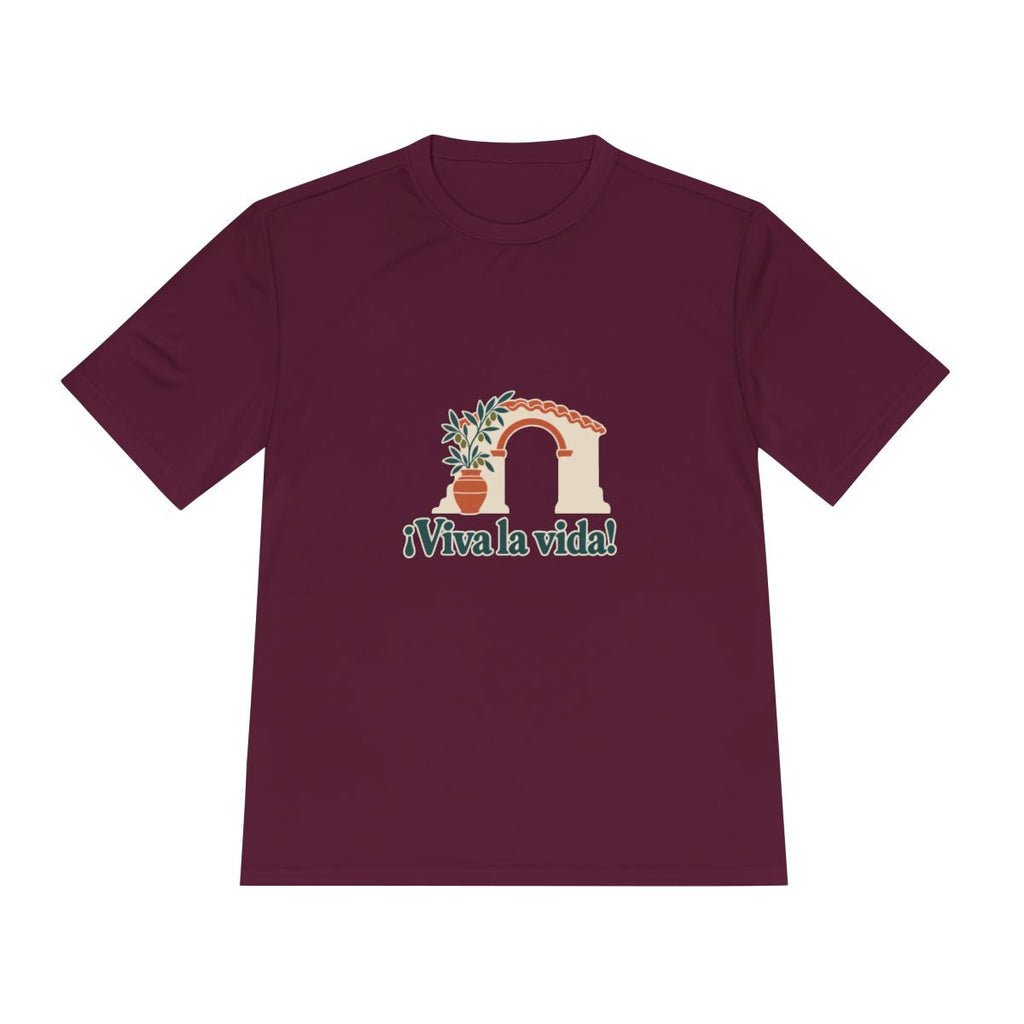 Spain Performance T-Shirt | Andalusian Arch | ¡Viva la vida! | Country Travel Gift — front — View 19