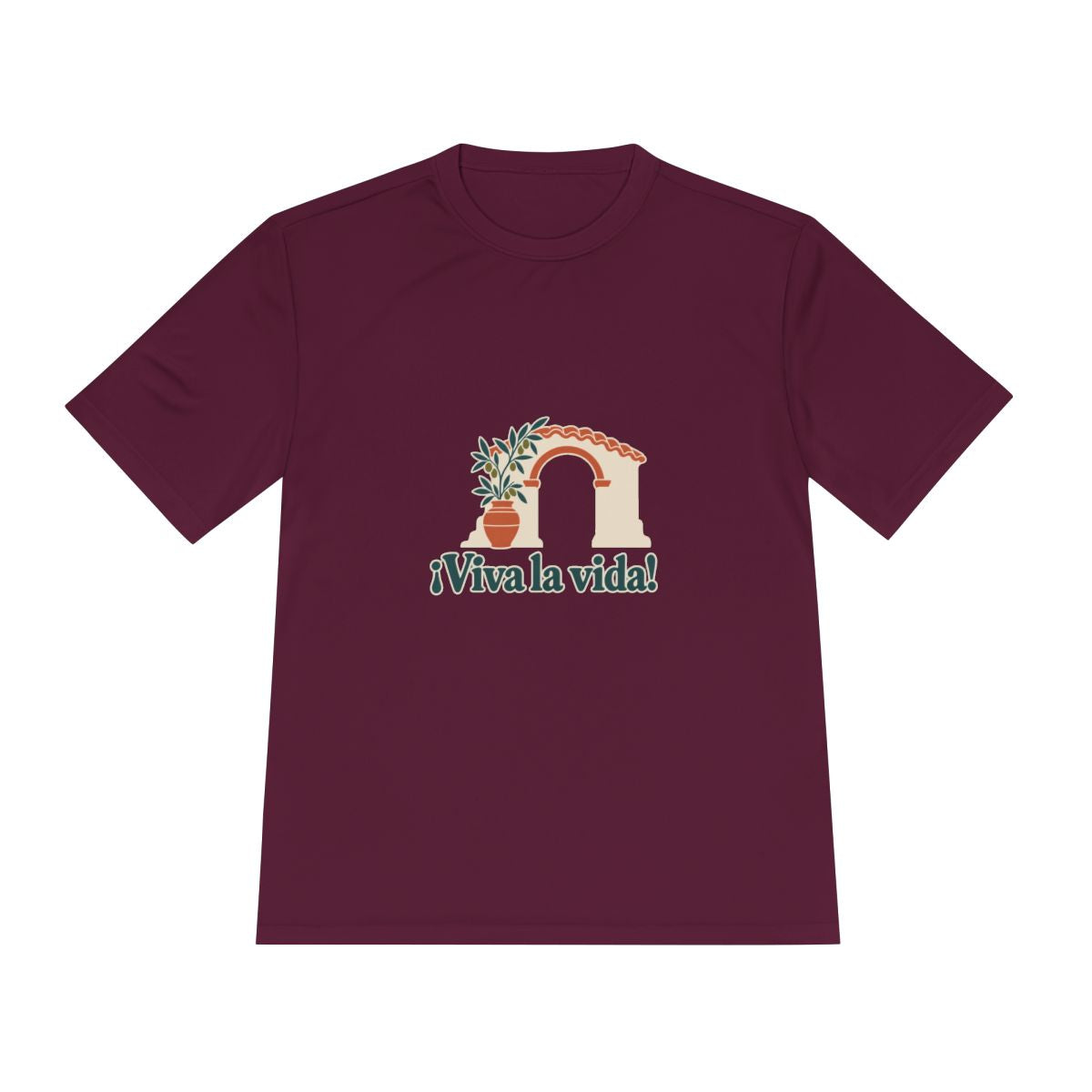 Spain Performance T-Shirt | Andalusian Arch | ¡Viva la vida! | Country Travel Gift — front — View 19