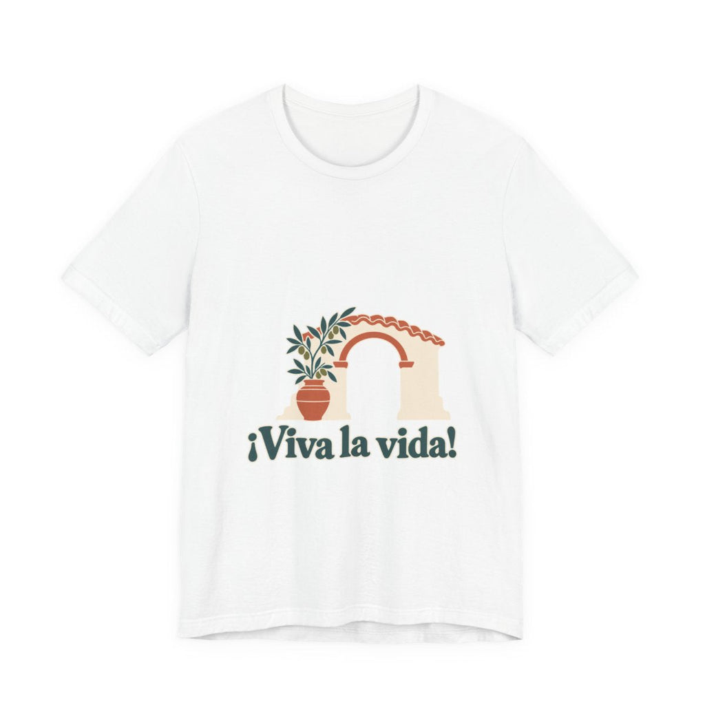 Spain Cotton T-Shirt | Andalusian Arch | ¡Viva la vida! | Country Travel Gift — front-2 — View 01