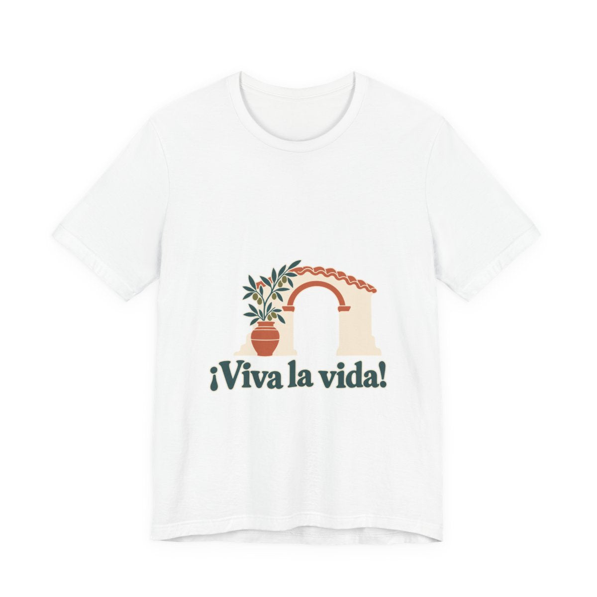 Spain Cotton T-Shirt | Andalusian Arch | ¡Viva la vida! | Country Travel Gift — front-2 — View 01