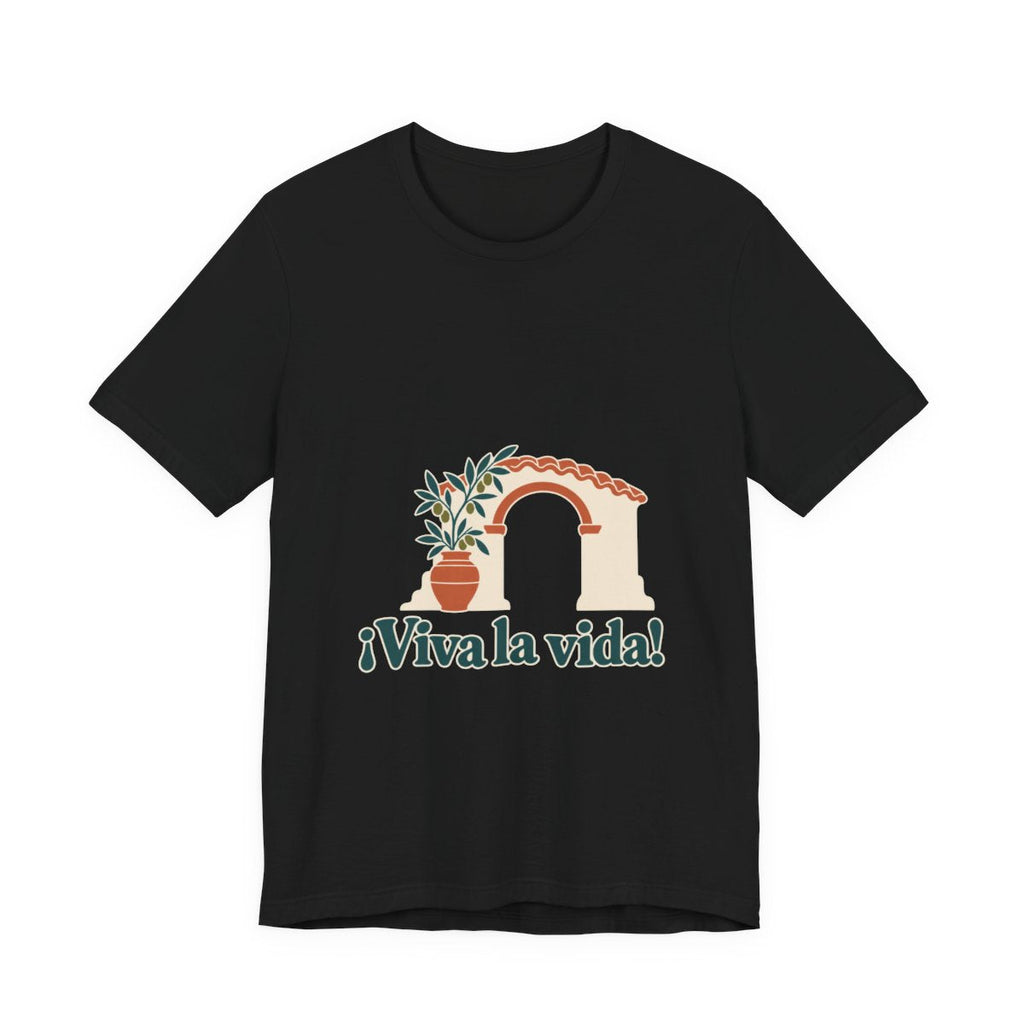 Spain Cotton T-Shirt | Andalusian Arch | ¡Viva la vida! | Country Travel Gift — front-2 — View 02