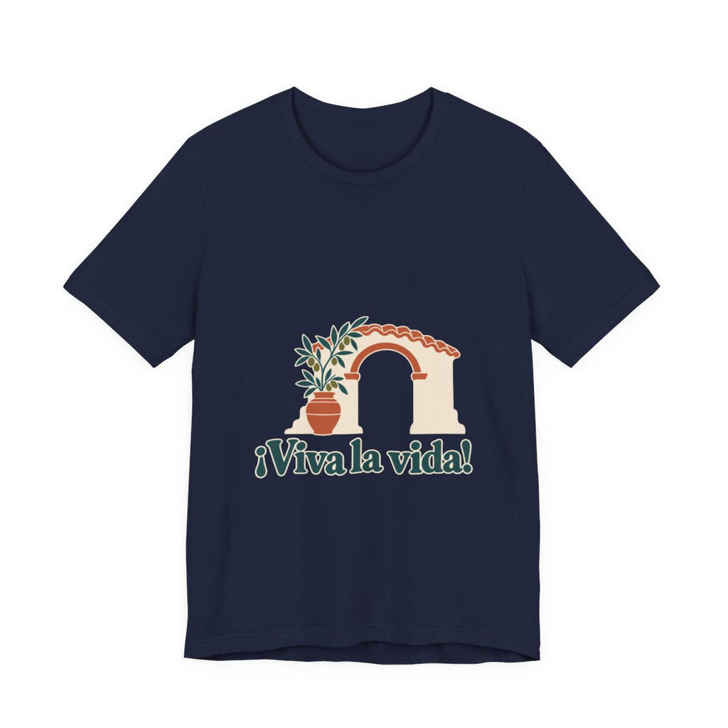 Spain Cotton T-Shirt | Andalusian Arch | ¡Viva la vida! | Country Travel Gift — front-2 — View 03