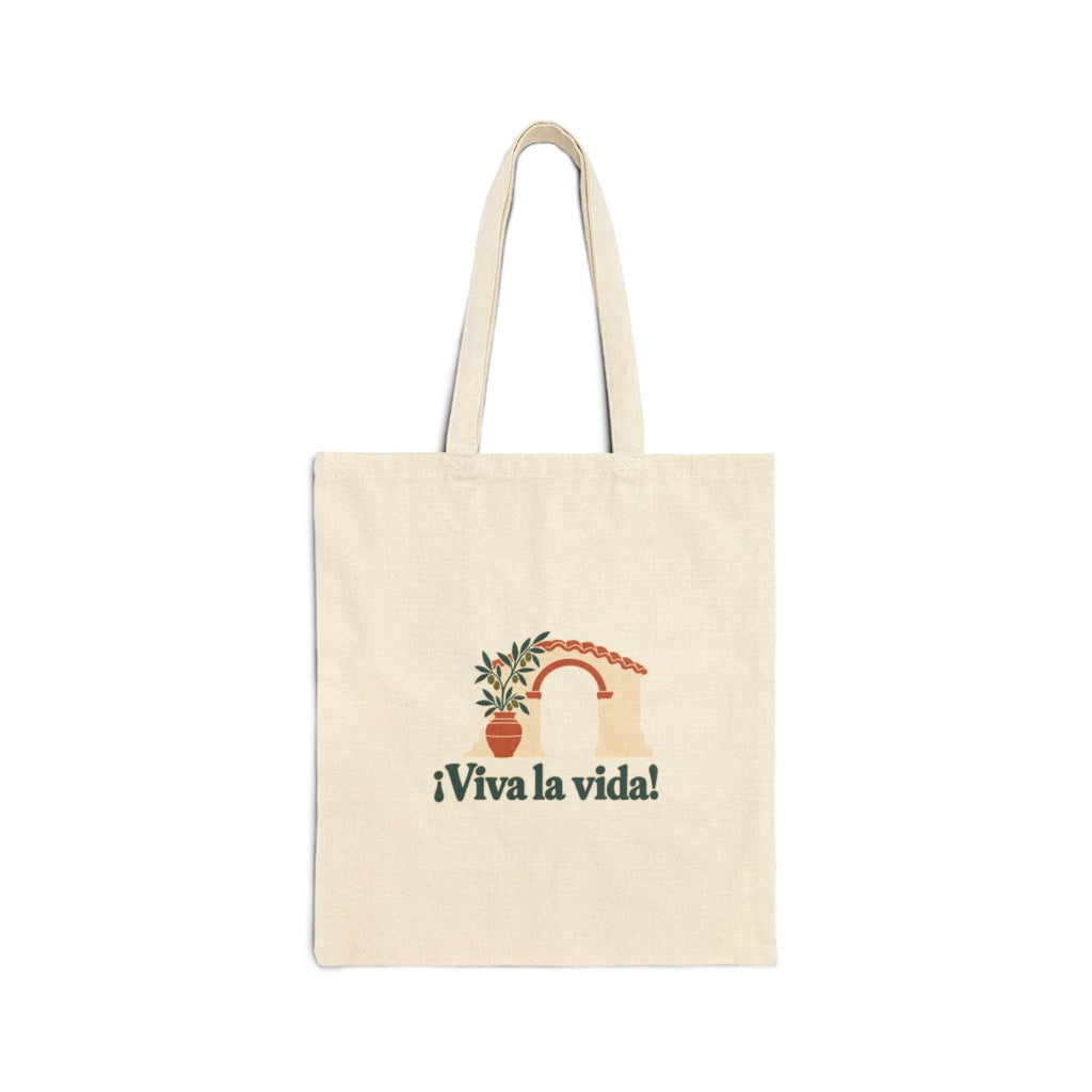 Spain Canvas Tote Bag | Andalusian Arch | ¡Viva la vida! | Country Travel Gift — front — View 01
