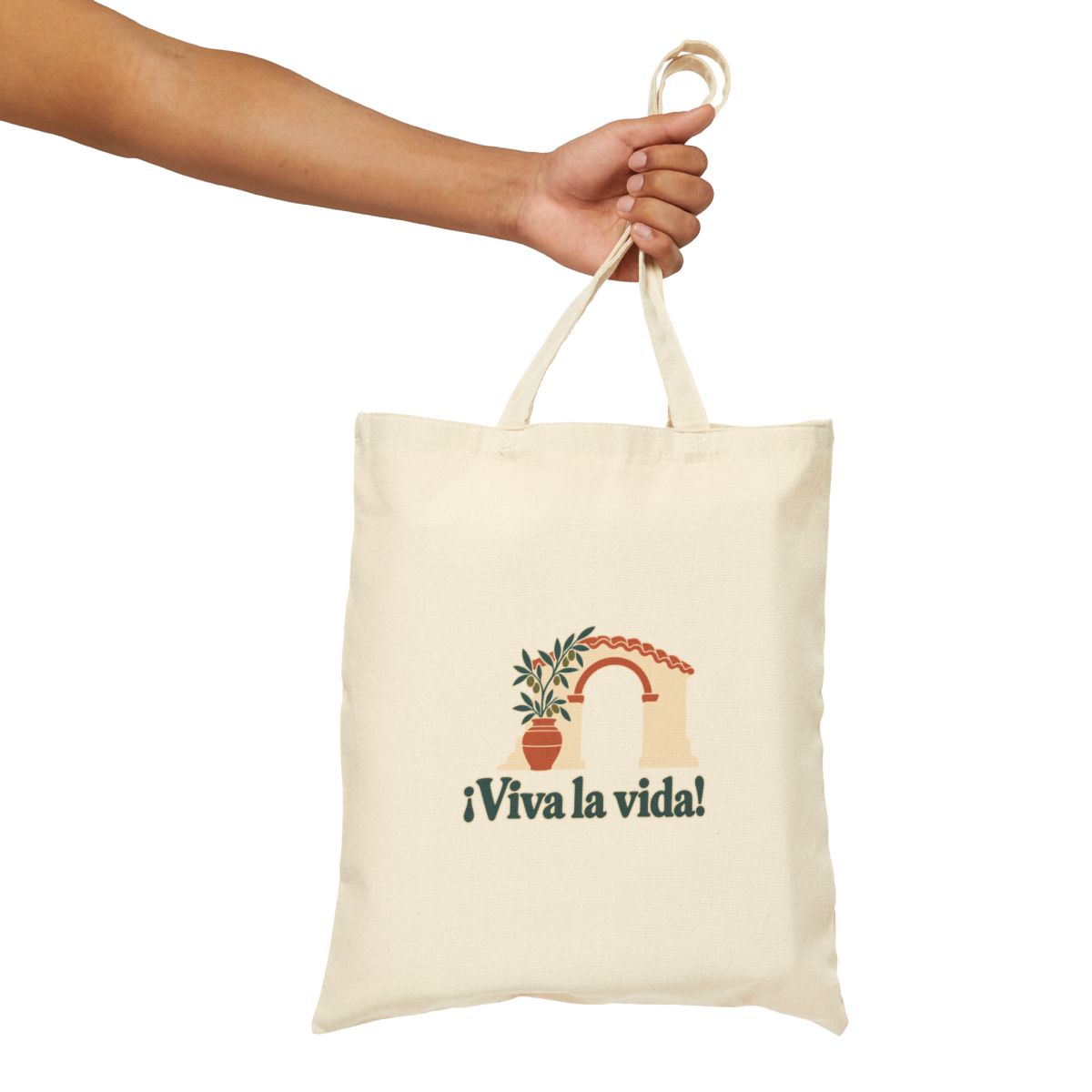 Spain Canvas Tote Bag | Andalusian Arch | ¡Viva la vida! | Country Travel Gift — context-front — View 05