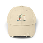 Spain Distressed Cap | Andalusian Arch | ¡Viva la vida! | Country Travel Gift — front — View 01