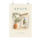 Spain Matte Poster | Andalusian Arch | ¡Viva la vida! | Country Travel Gift — front — View 01