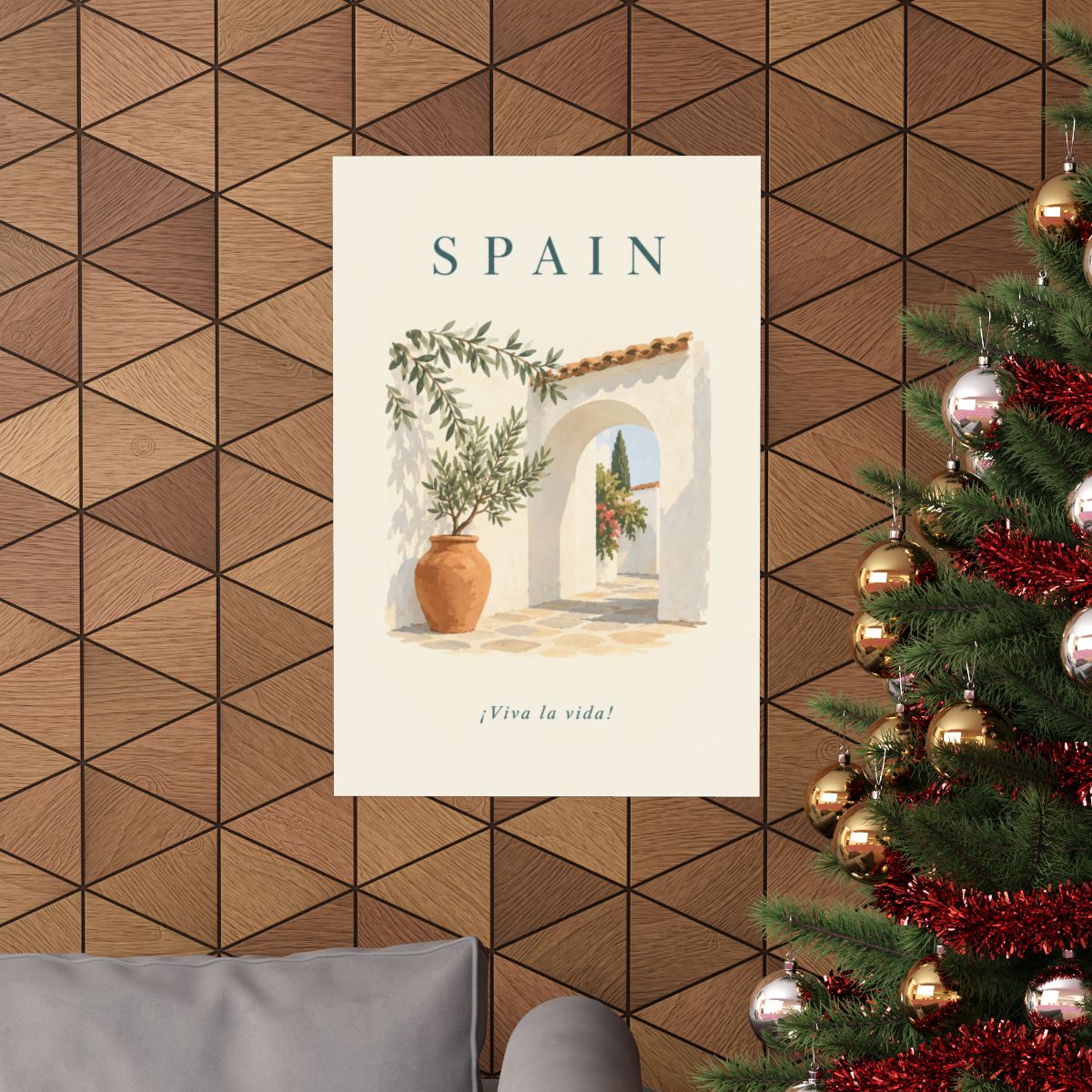 Spain Matte Poster | Andalusian Arch | ¡Viva la vida! | Country Travel Gift — context-1 — View 03