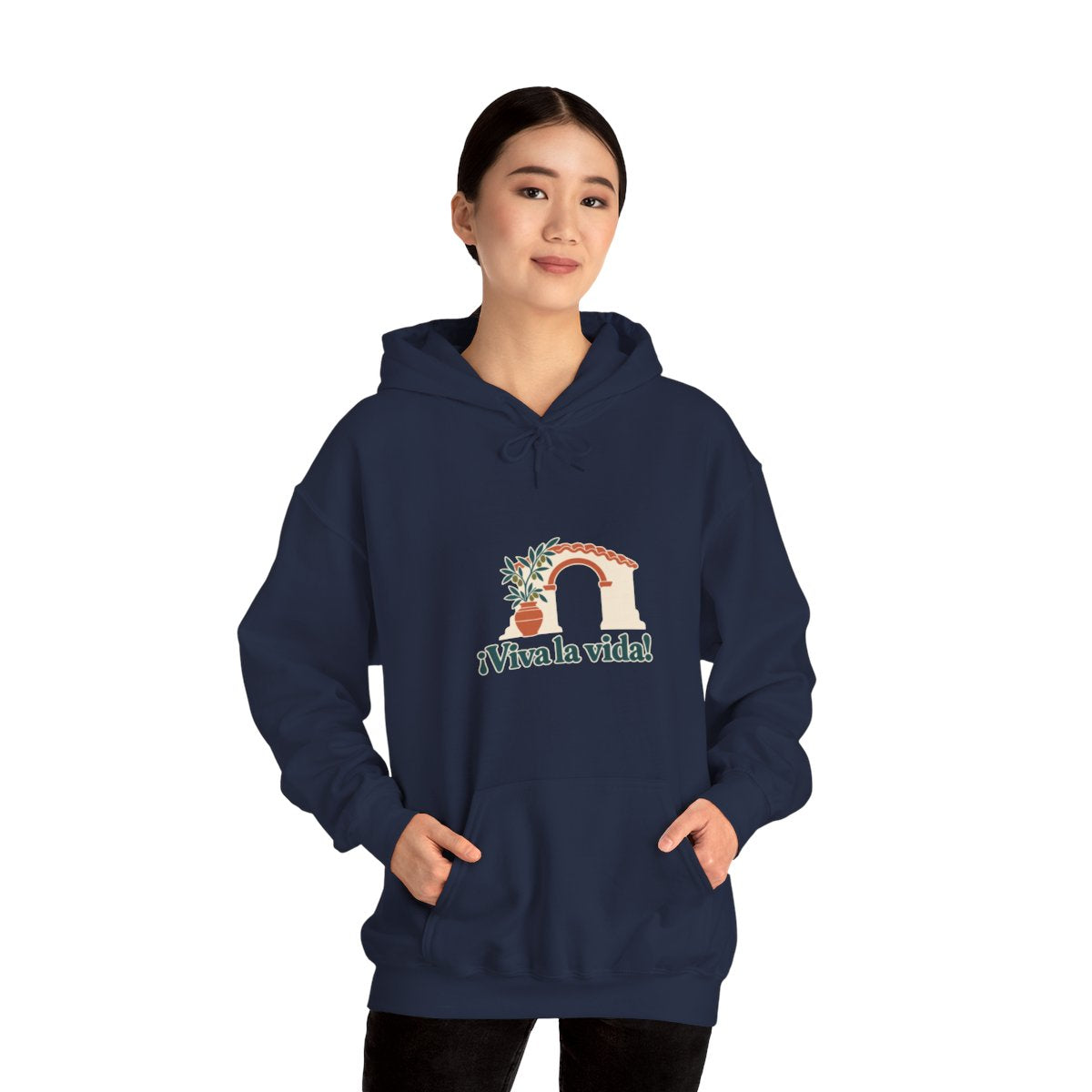 Spain Hoodie | Andalusian Arch | ¡Viva la vida! | Country Travel Gift — on-model-98427 — View 06