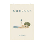Uruguay Matte Poster | Colonia Lighthouse | Ta, todo bien | Country Travel Gift — front — View 01