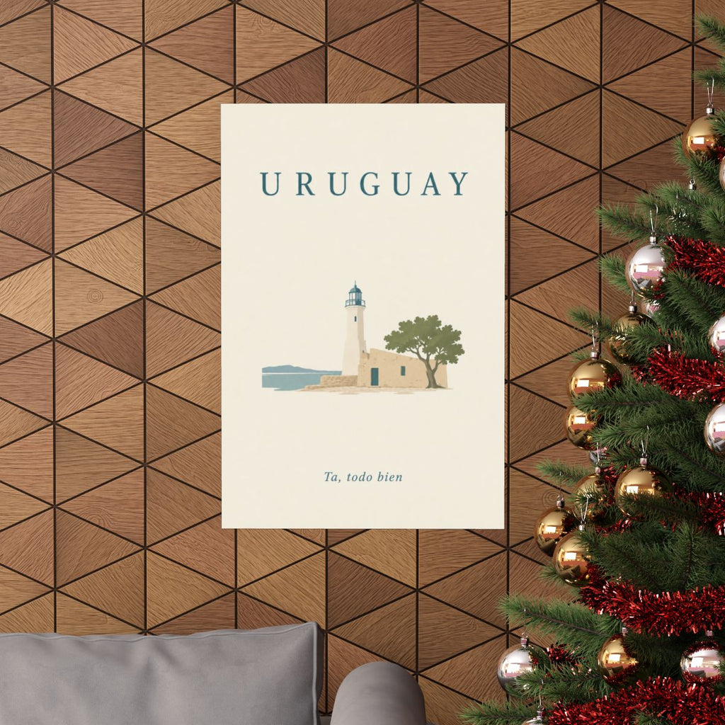 Uruguay Matte Poster | Colonia Lighthouse | Ta, todo bien | Country Travel Gift — context-1 — View 03