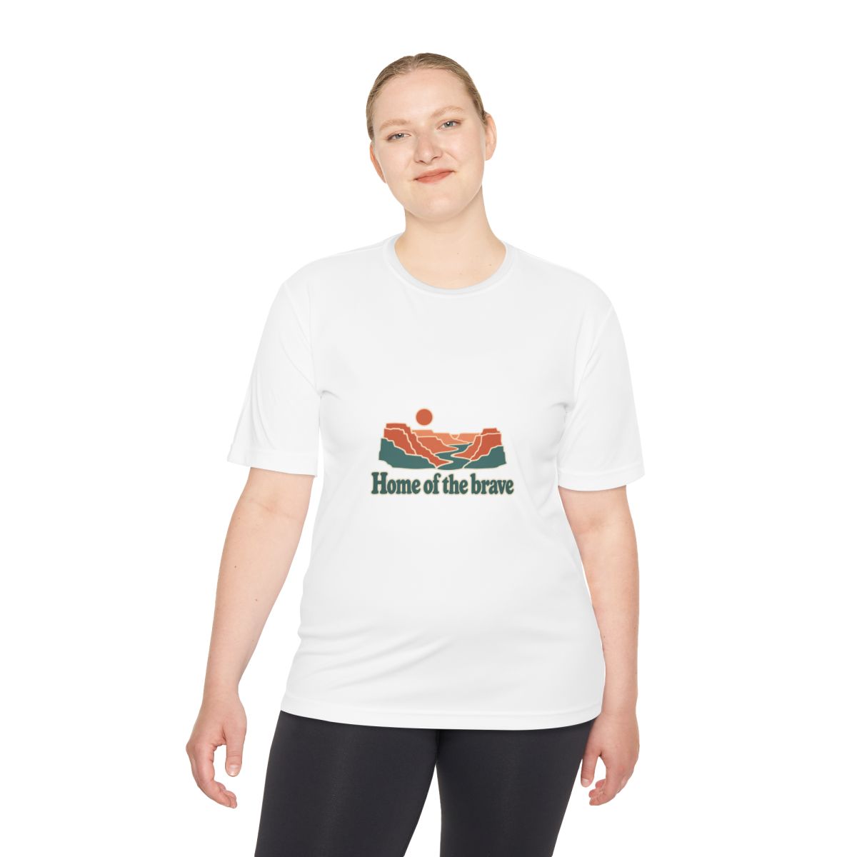 USA Performance T-Shirt | Grand Canyon | Home of the brave | Country Travel Gift — person-2 — View 03