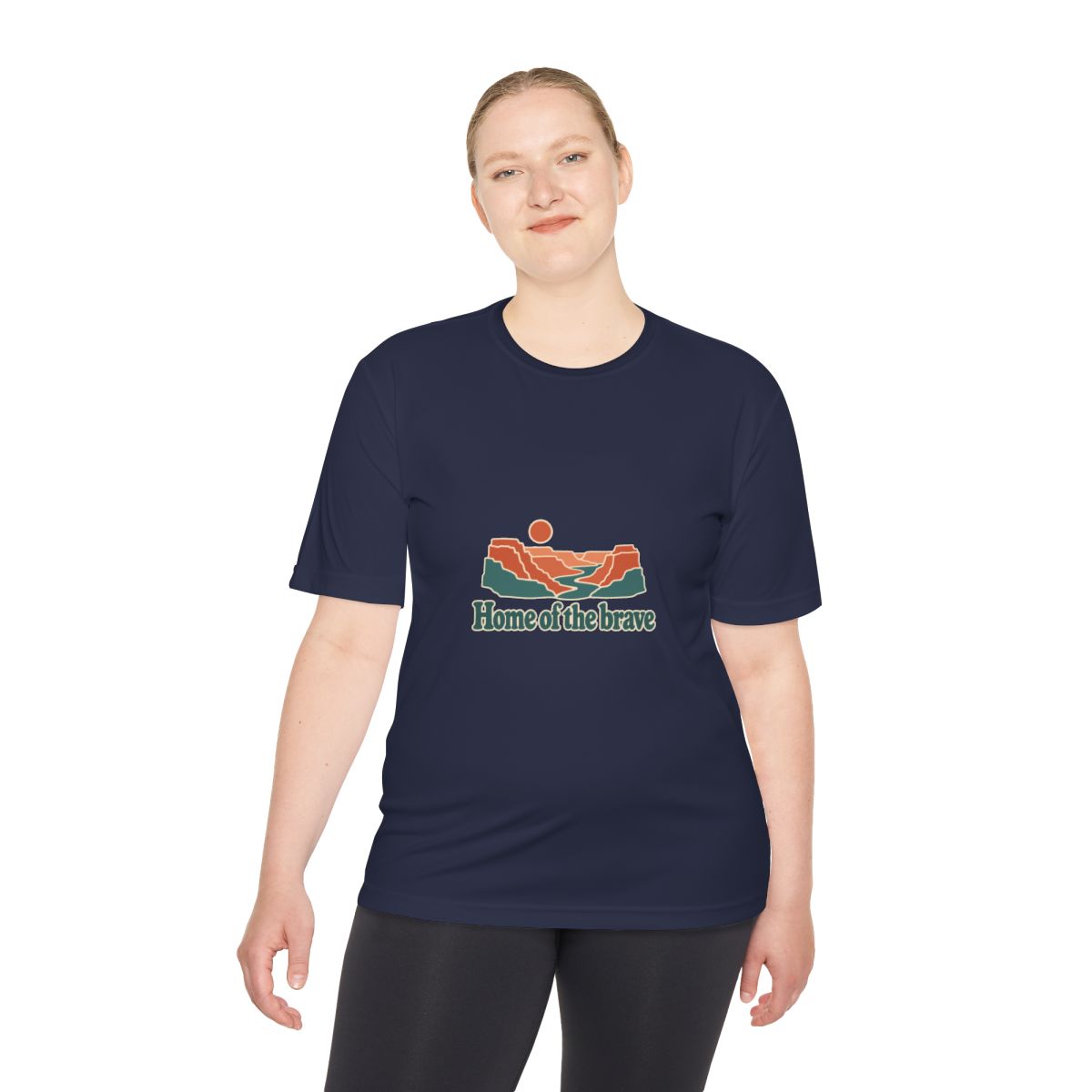 USA Performance T-Shirt | Grand Canyon | Home of the brave | Country Travel Gift — person-2 — View 05