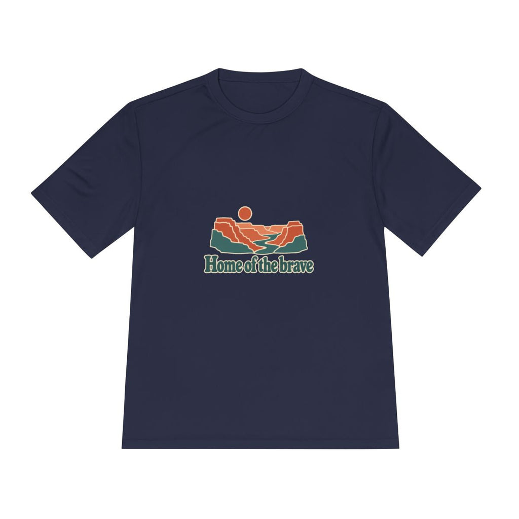 USA Performance T-Shirt | Grand Canyon | Home of the brave | Country Travel Gift — front — View 12