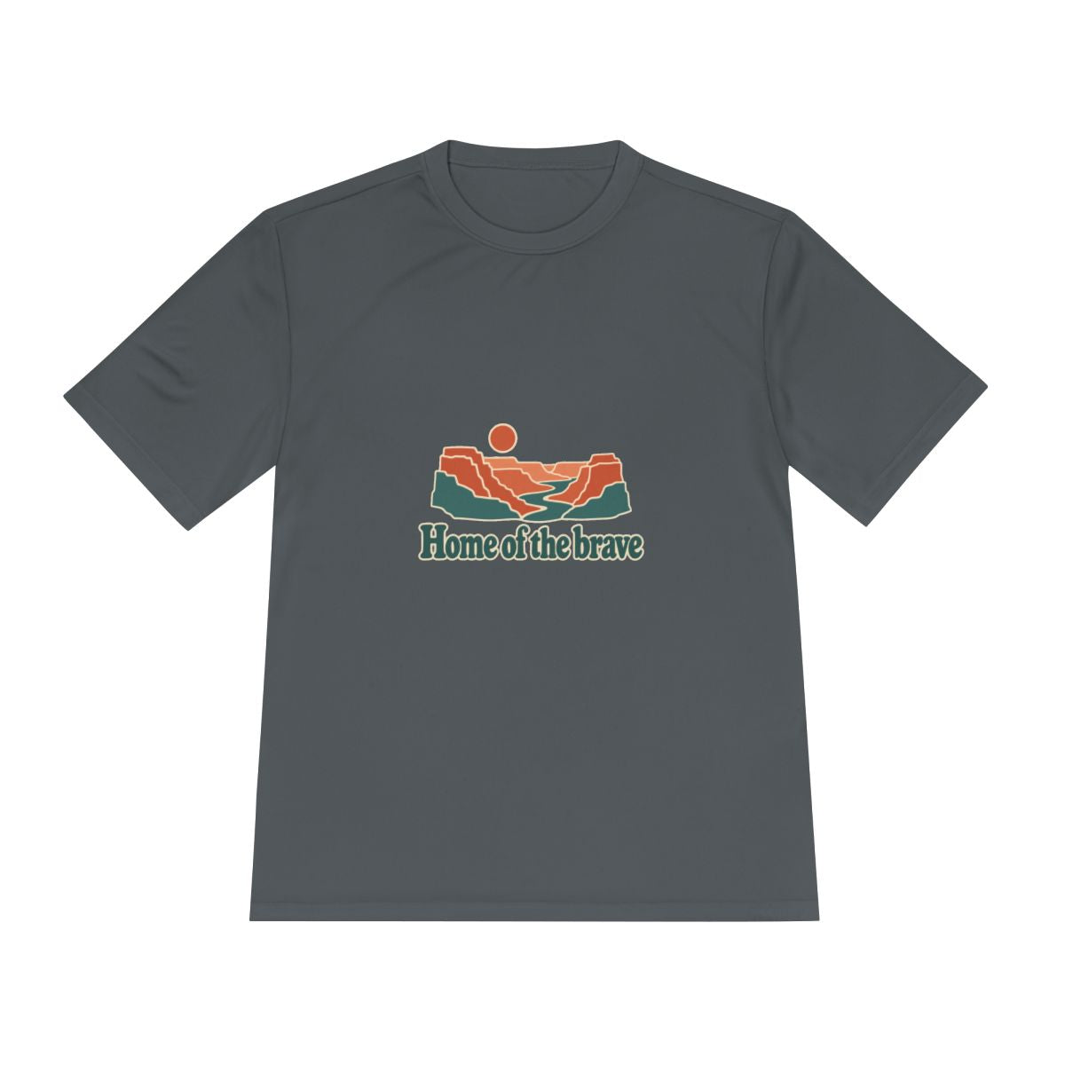 USA Performance T-Shirt | Grand Canyon | Home of the brave | Country Travel Gift — front — View 14