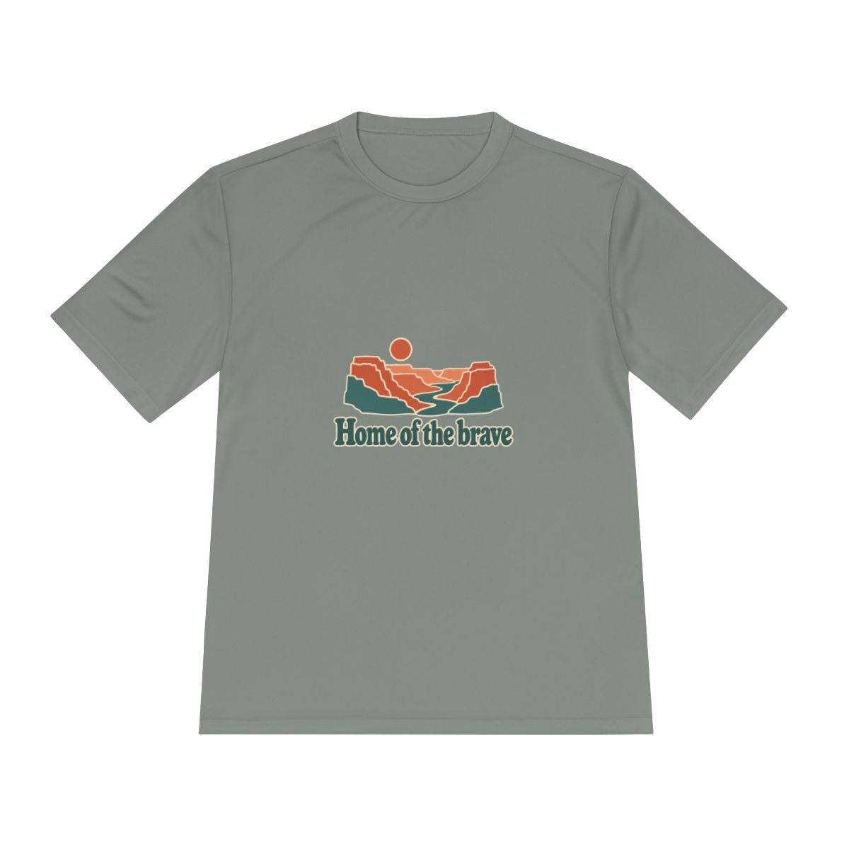 USA Performance T-Shirt | Grand Canyon | Home of the brave | Country Travel Gift — front — View 15