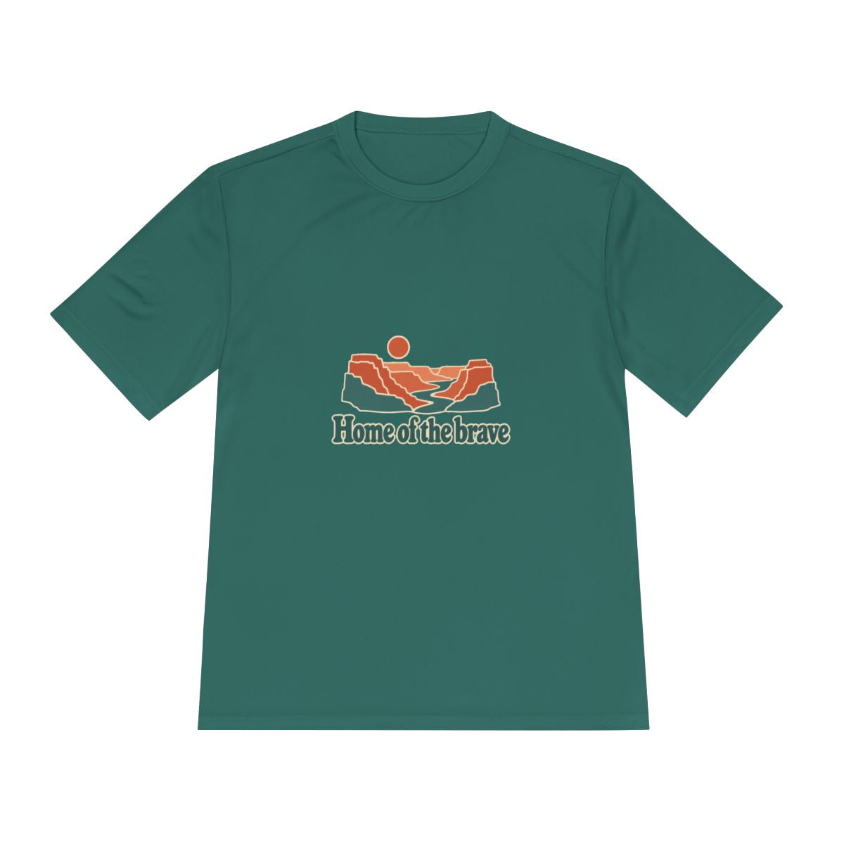 USA Performance T-Shirt | Grand Canyon | Home of the brave | Country Travel Gift — front — View 18