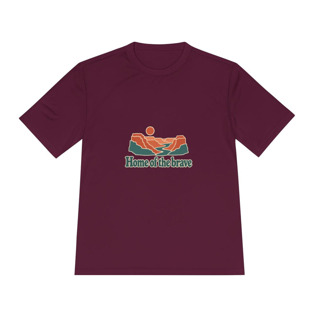 USA Performance T-Shirt | Grand Canyon | Home of the brave | Country Travel Gift — front — View 19