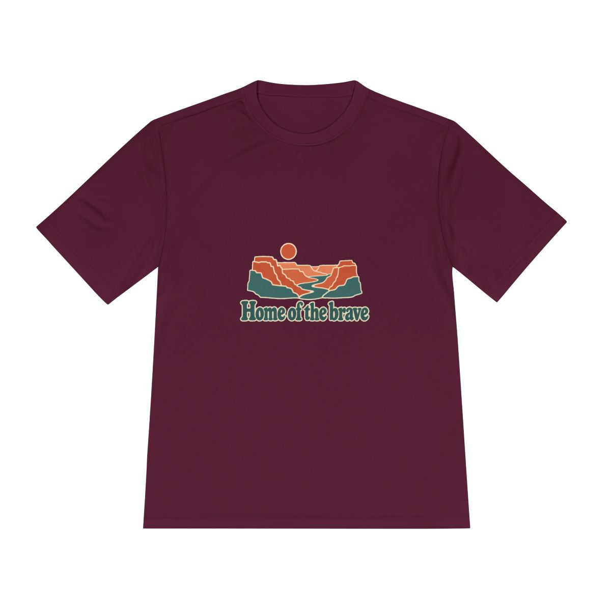 USA Performance T-Shirt | Grand Canyon | Home of the brave | Country Travel Gift — front — View 19