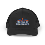 USA Embroidered Trucker Cap | Grand Canyon | Home of the brave | Country Travel Gift — front — View 02