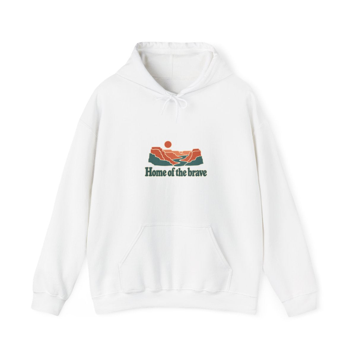 USA Hoodie | Grand Canyon | Home of the brave | Country Travel Gift — front — View 01